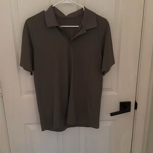 Lululemon dress shirt-grey-green perfect condition size small